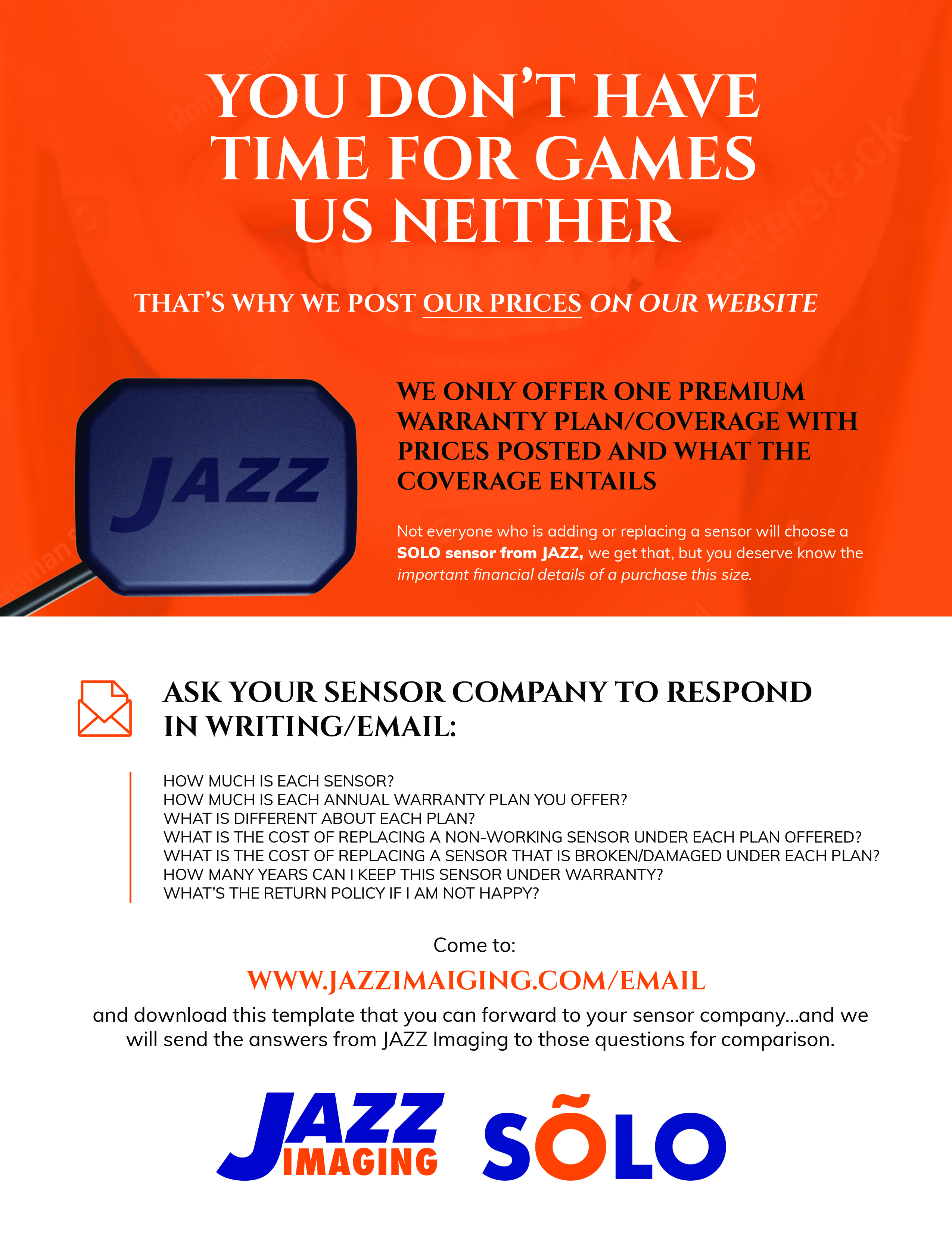 Advertisement Design by Cosmos Studios for JAZZ Imaging | Design #24888074