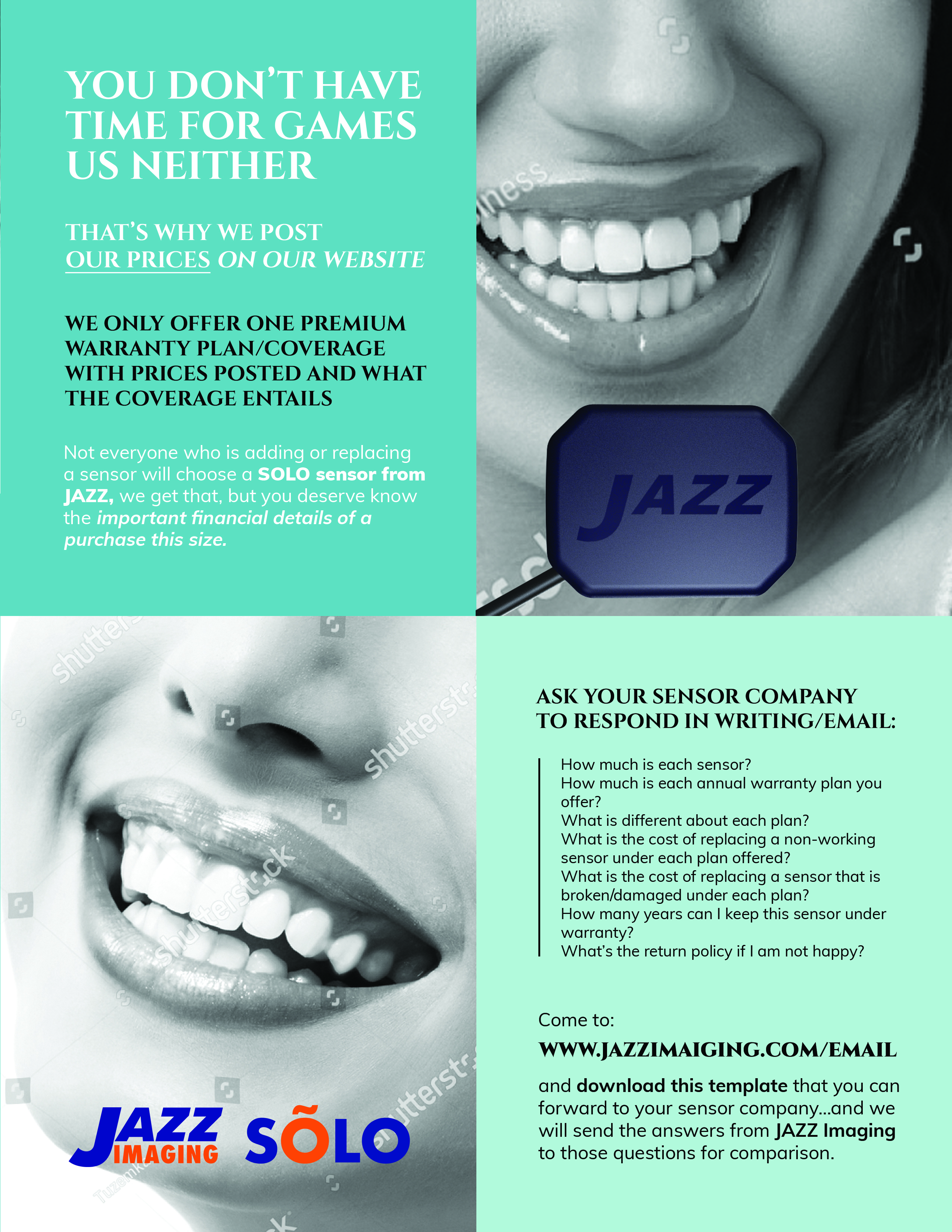 Advertisement Design by Cosmos Studios for JAZZ Imaging | Design #24888082