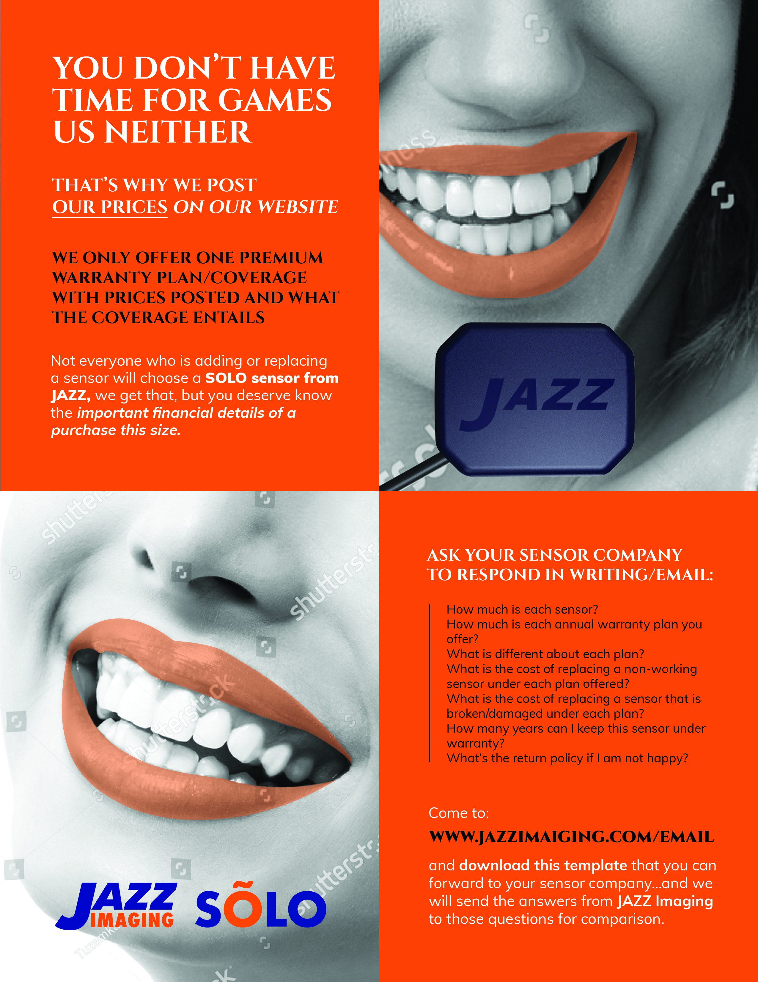 Advertisement Design by Cosmos Studios for JAZZ Imaging | Design #24888097