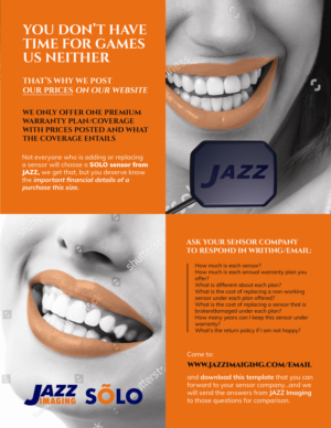 Werbe-Design von Cosmos Studios für JAZZ Imaging | Design: #24888097