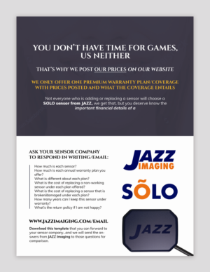 Advertisement Design by Cosmos Studios for JAZZ Imaging | Design: #24888103
