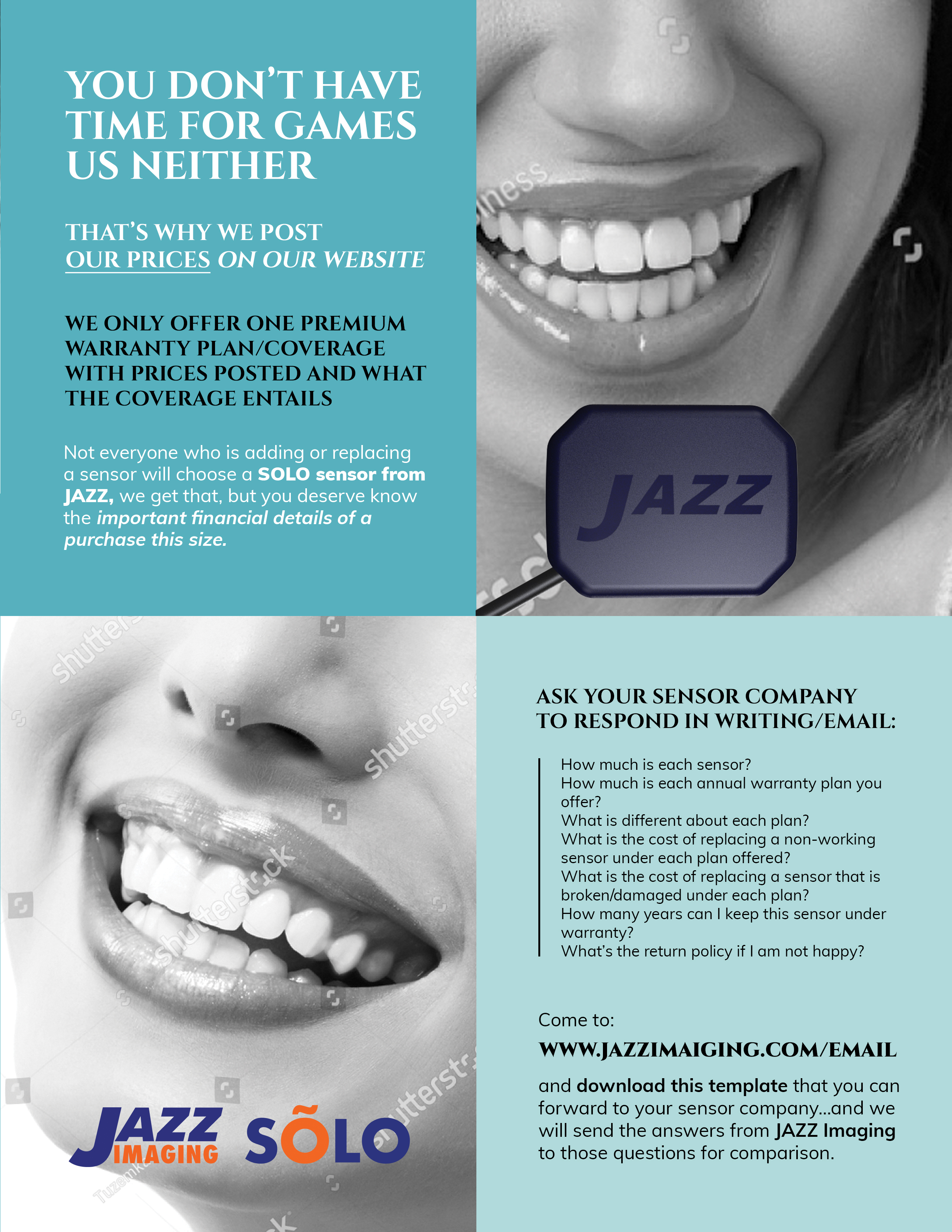 Advertisement Design by Cosmos Studios for JAZZ Imaging | Design #24895941