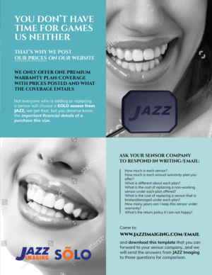 Advertisement Design by Cosmos Studios for JAZZ Imaging | Design: #24895941