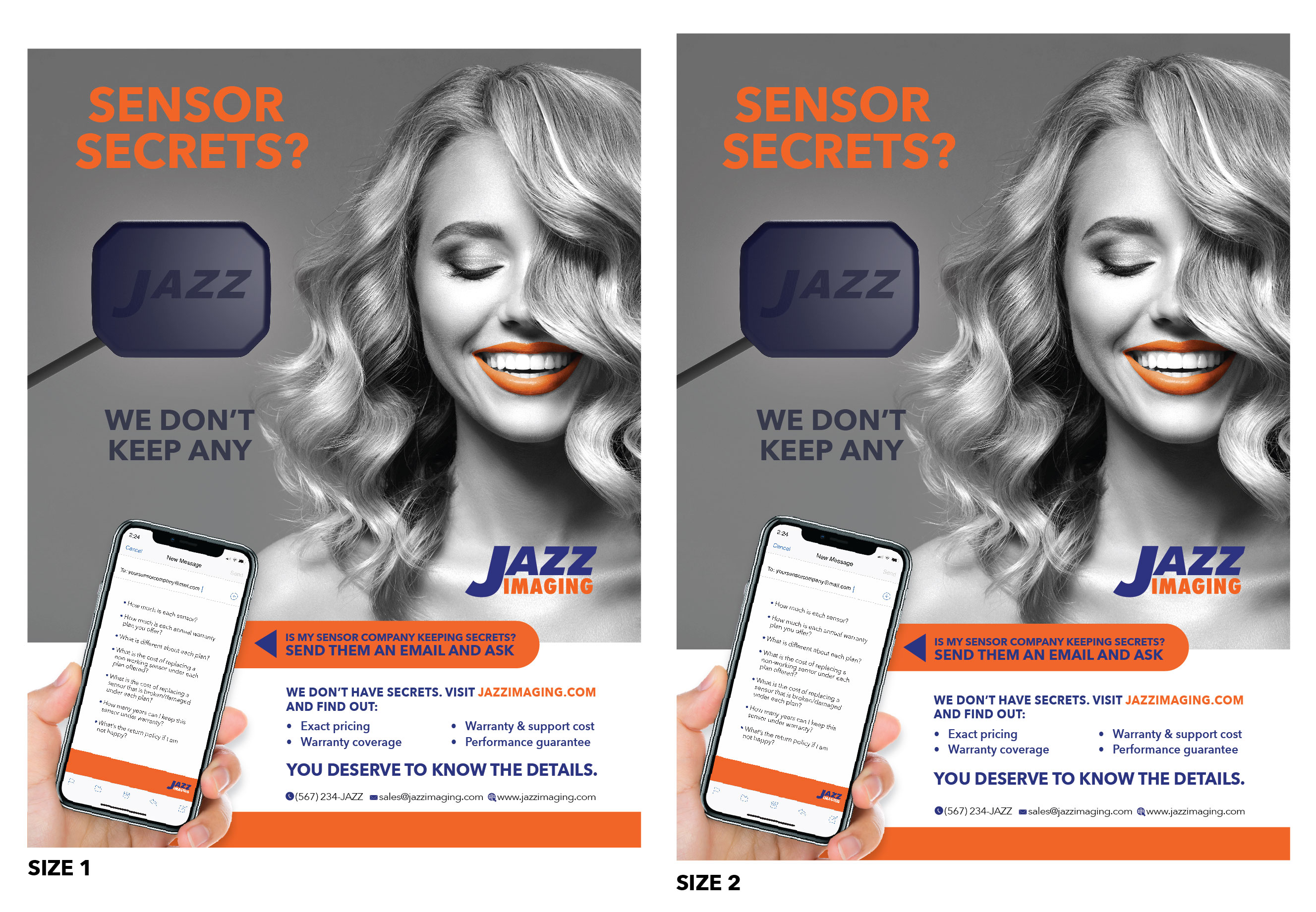 Diseño Publicitario por apolgv para JAZZ Imaging | Diseño #24968183