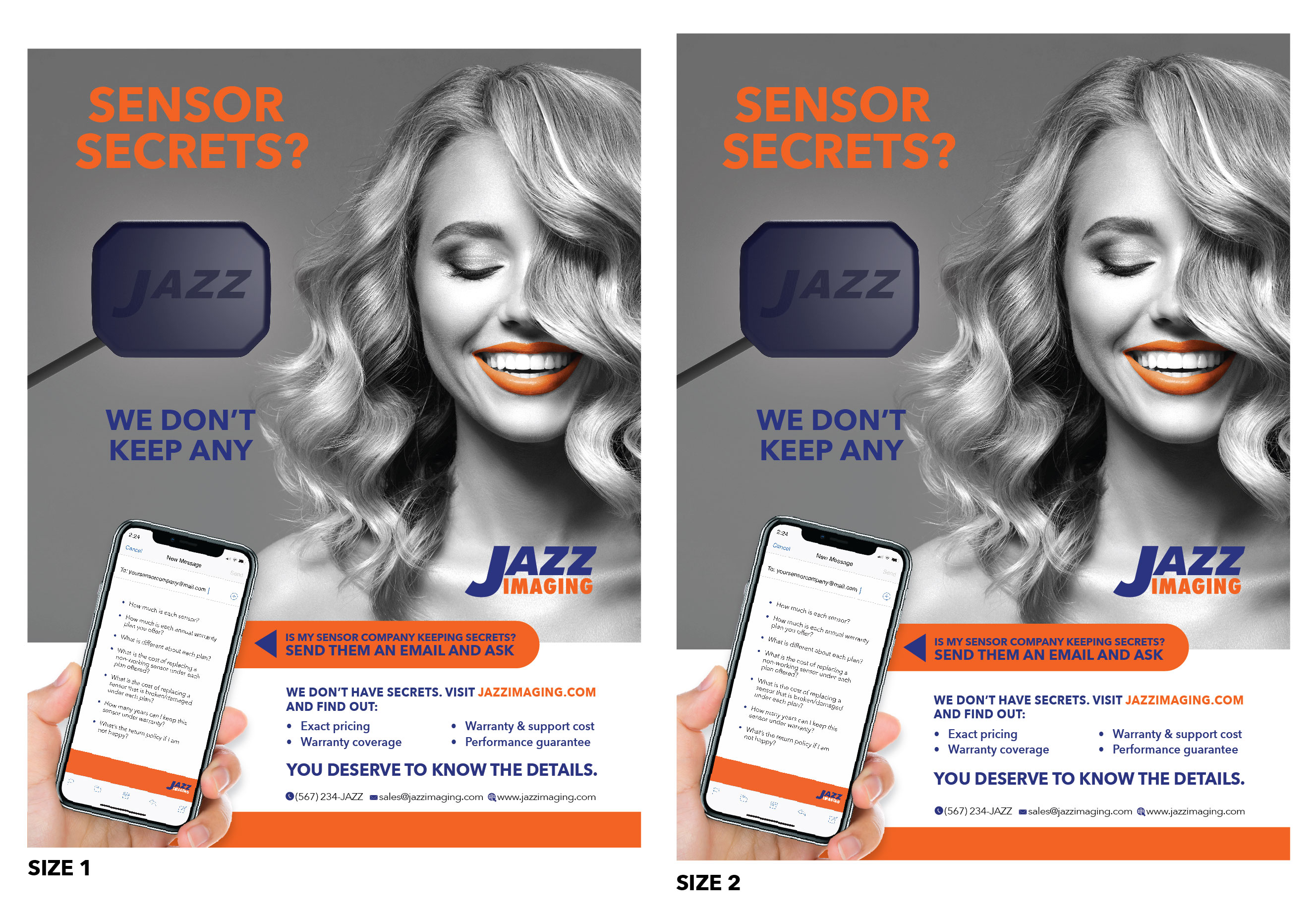 Advertisement Design by apolgv for JAZZ Imaging | Design #24968727