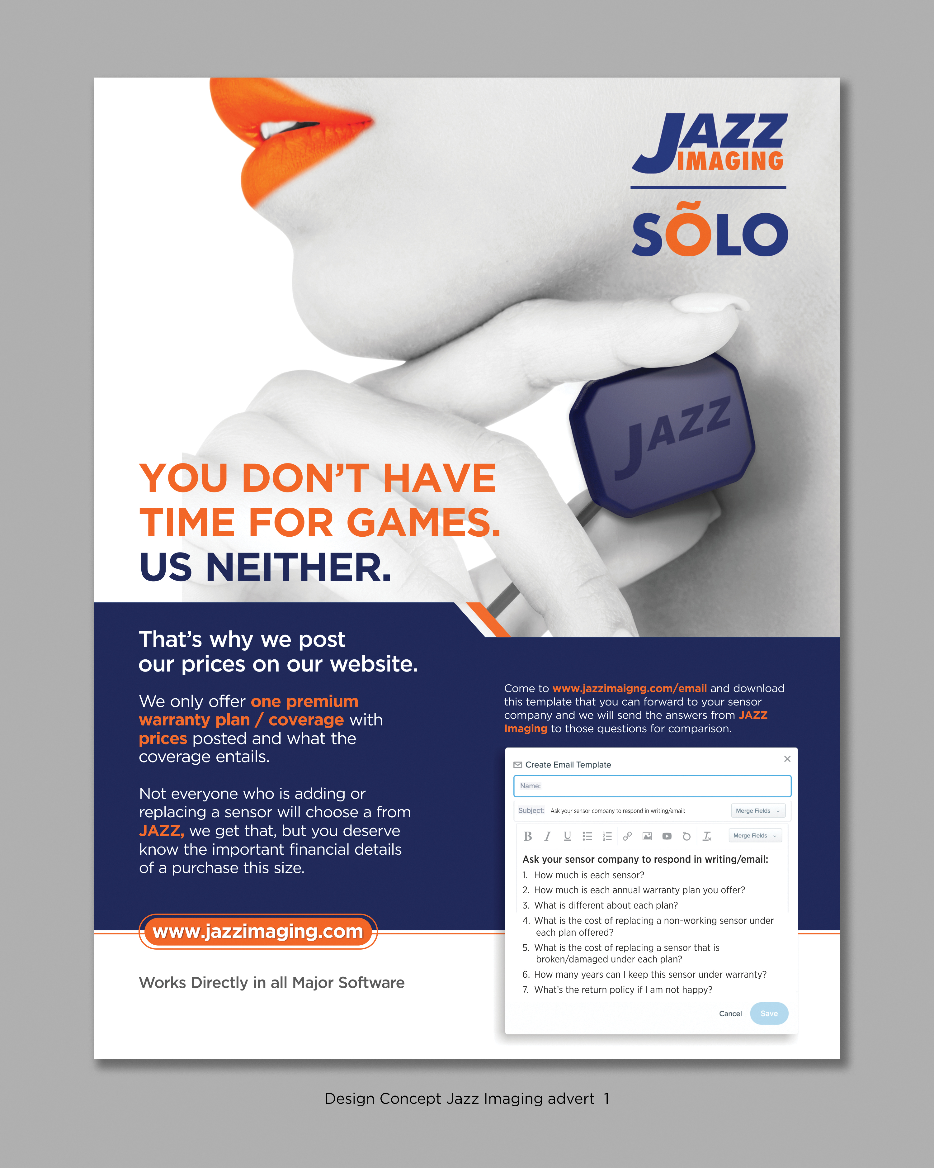 Advertisement Design by D Creative for JAZZ Imaging | Design #24890028