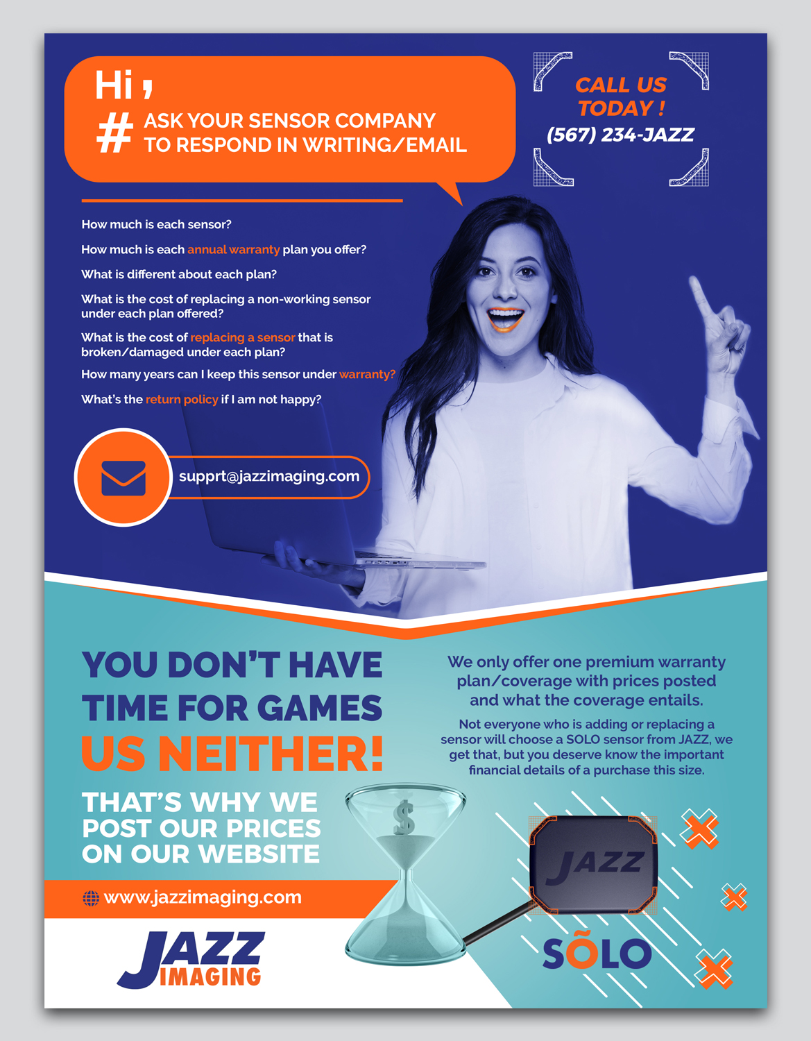 Advertisement Design by TSU Creations for JAZZ Imaging | Design #24875165