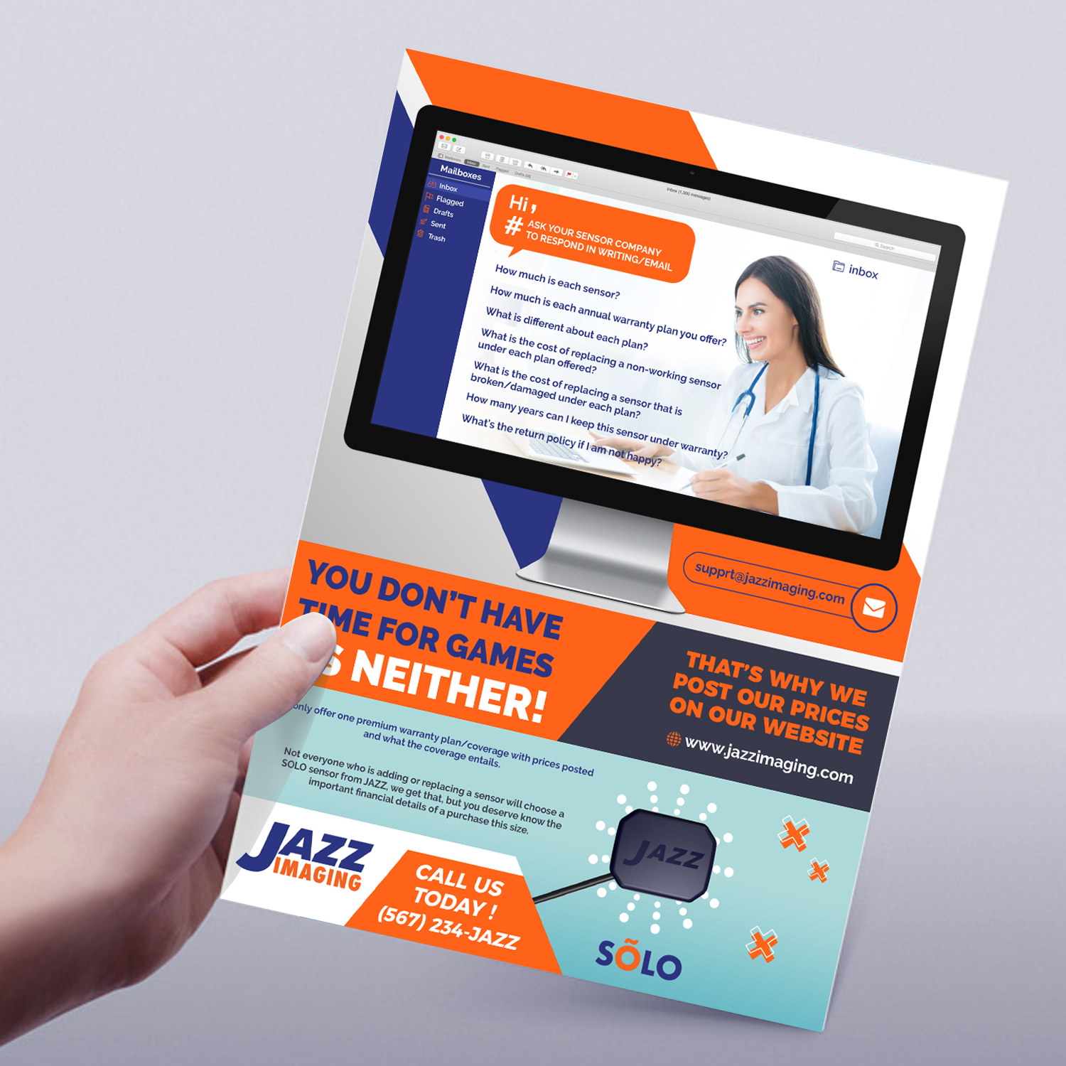 Advertisement Design by TSU Creations for JAZZ Imaging | Design #24903737