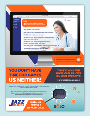 Werbe-Design von TSU Creations für JAZZ Imaging | Design: #24903739