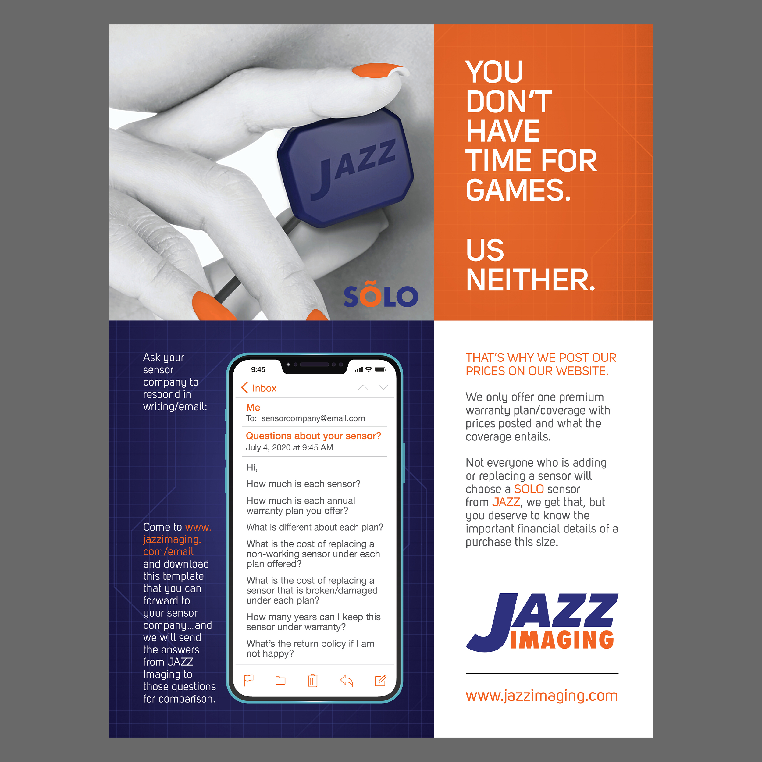 Advertisement Design by Emmanuel Creations for JAZZ Imaging | Design #24893868