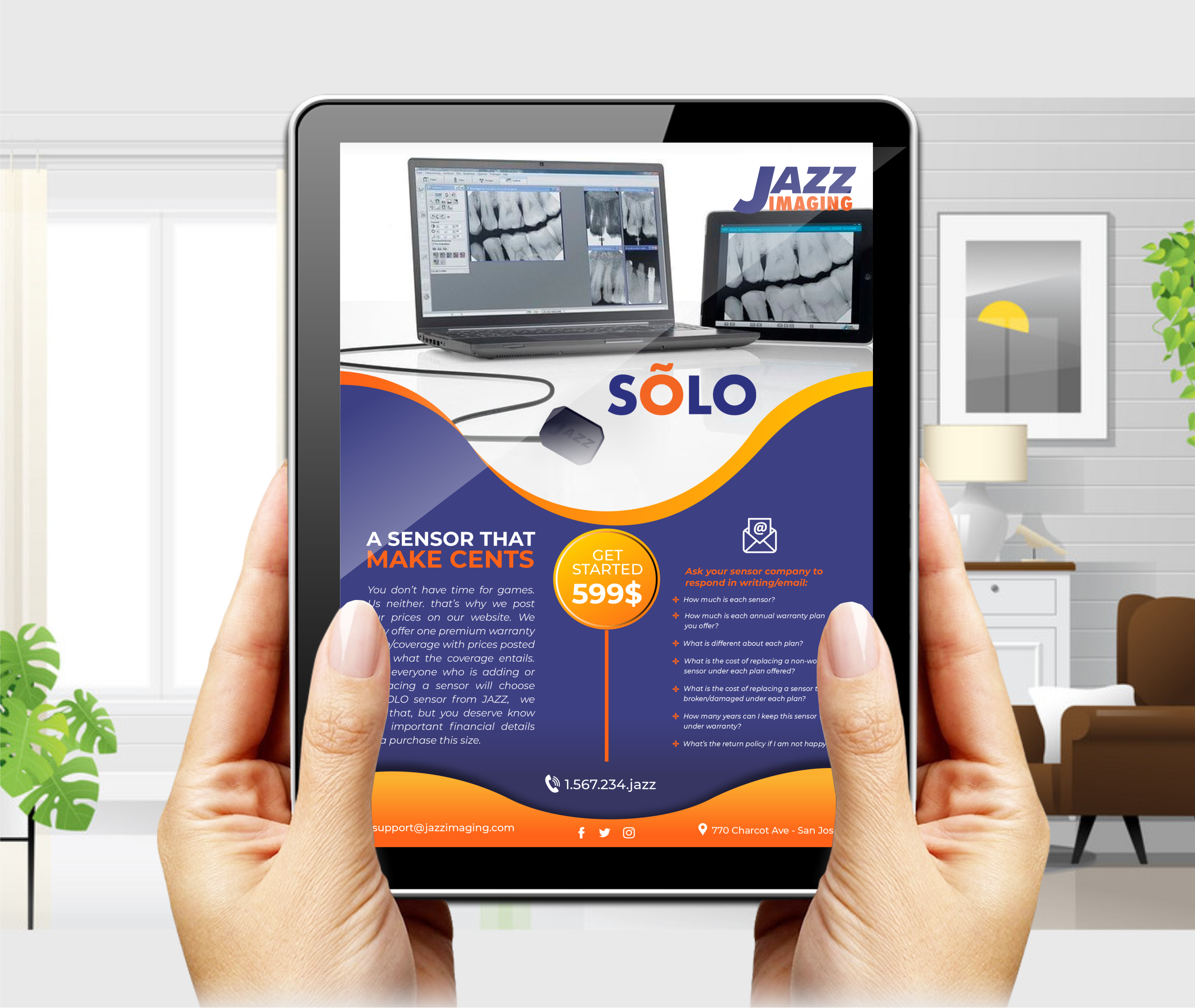 Advertisement Design by sonu parmar for JAZZ Imaging | Design #24868494