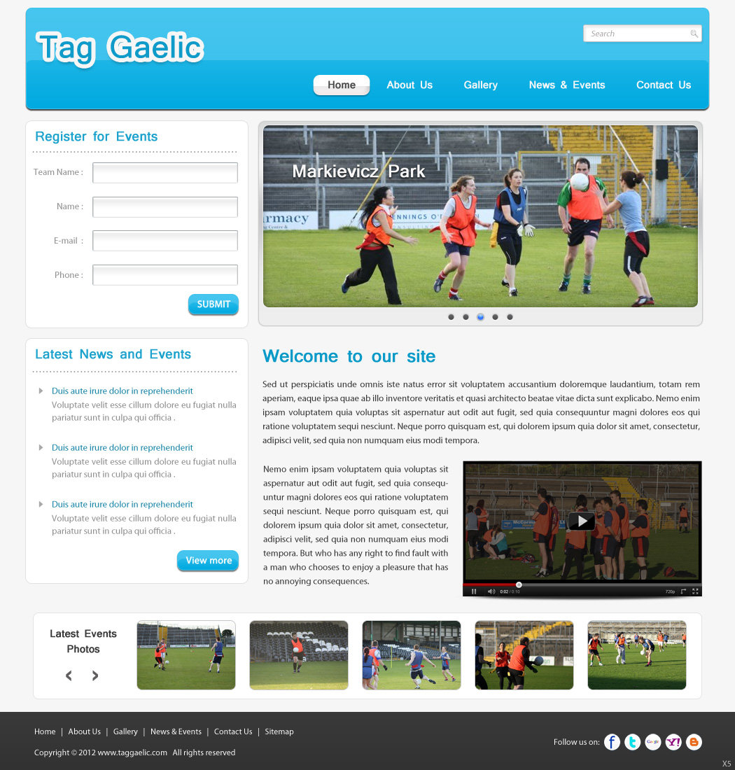 Diseño Web por pb para Alive Outside | Diseño #731102