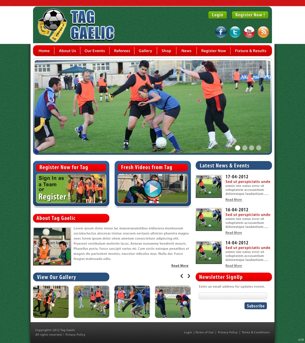 Diseño Web por pb para Alive Outside | Diseño #736035