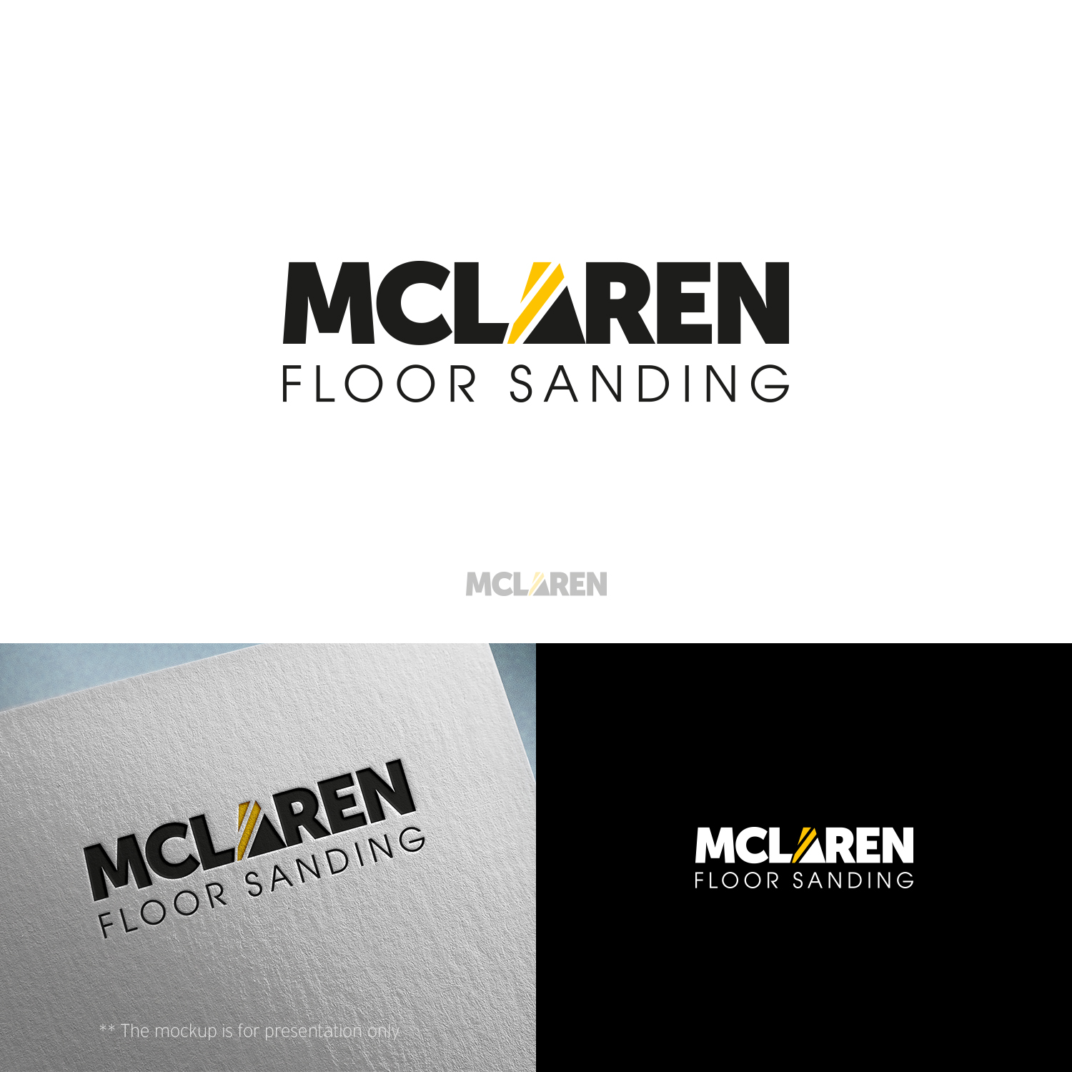 Logo Design by designbysy for Mclaren floor sanding | Design #24861498