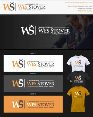 Law Offices of Wes Stover       tag:  Making Futures Brighter (OR something along those lines) | Logo Design by OR-PiXEL STUDIO ™
