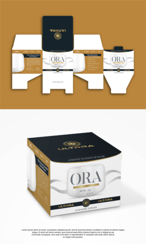 Elegant, Playful, Health And Wellness Packaging Design for an Essential Oil Diffuser | Packaging Design by Aistikart