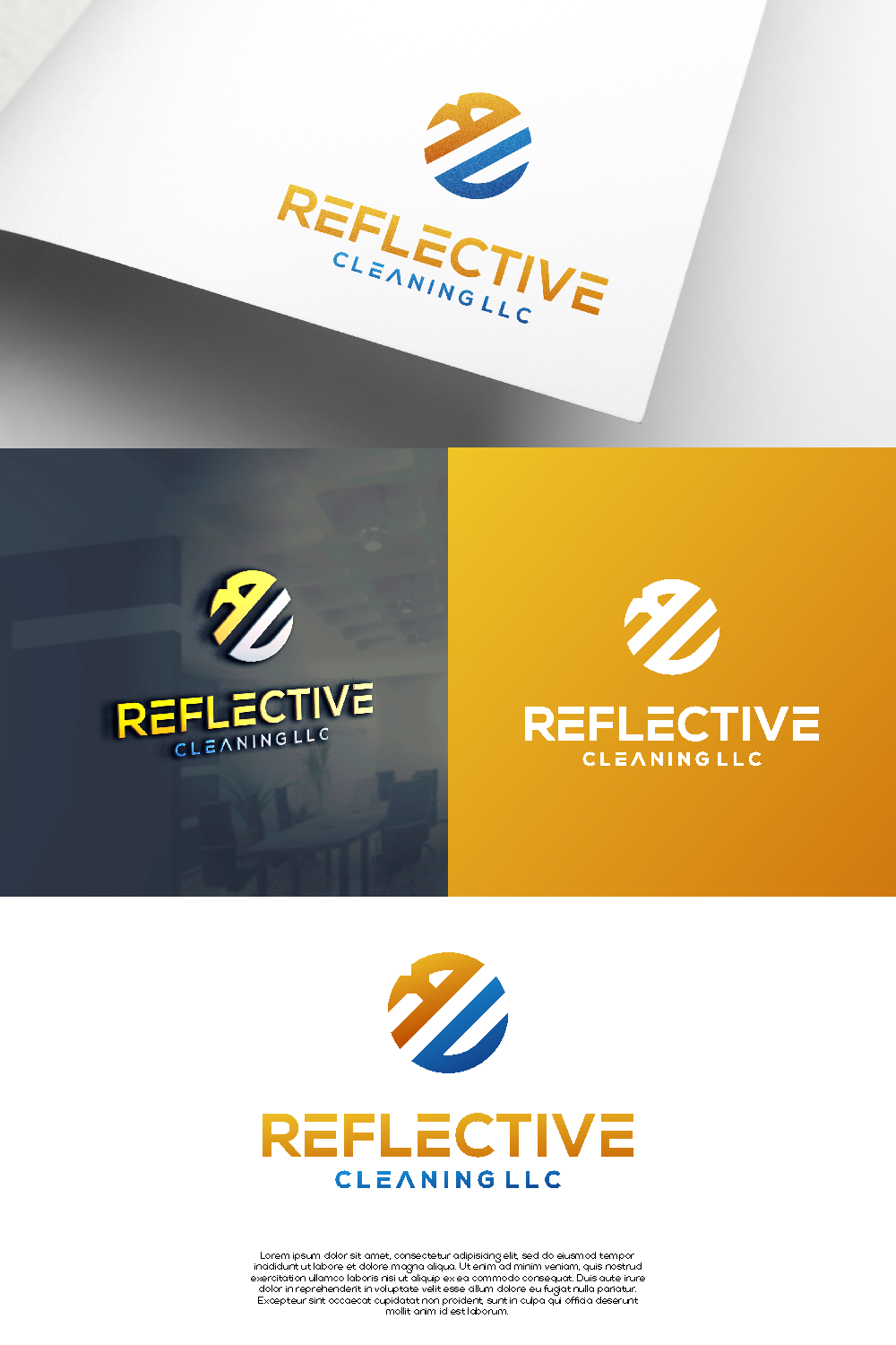 Logo Design by untung bertubi-tubi for Reflective Cleaning LLC | Design #24873442