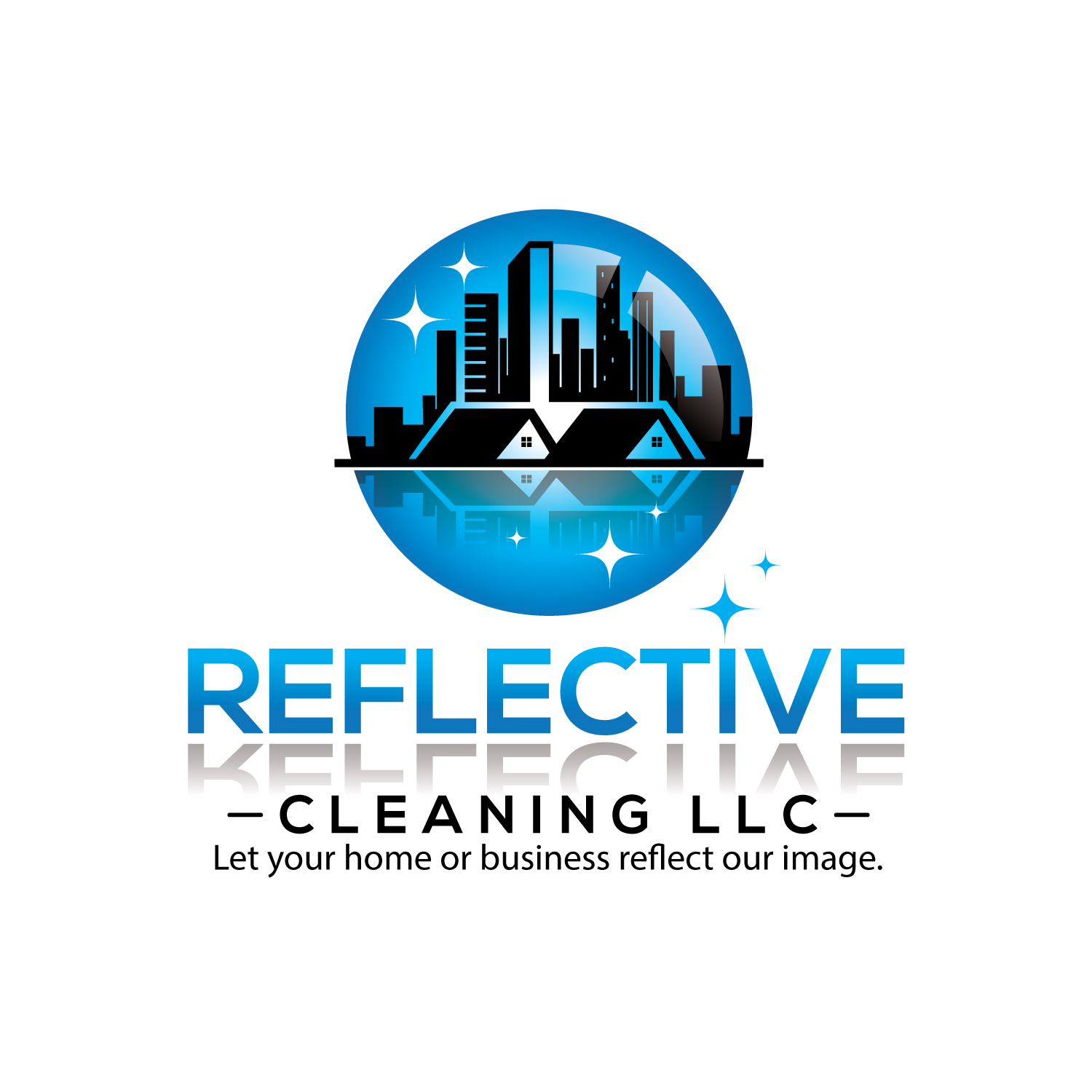 Logo Design by geni for Reflective Cleaning LLC | Design #24874833