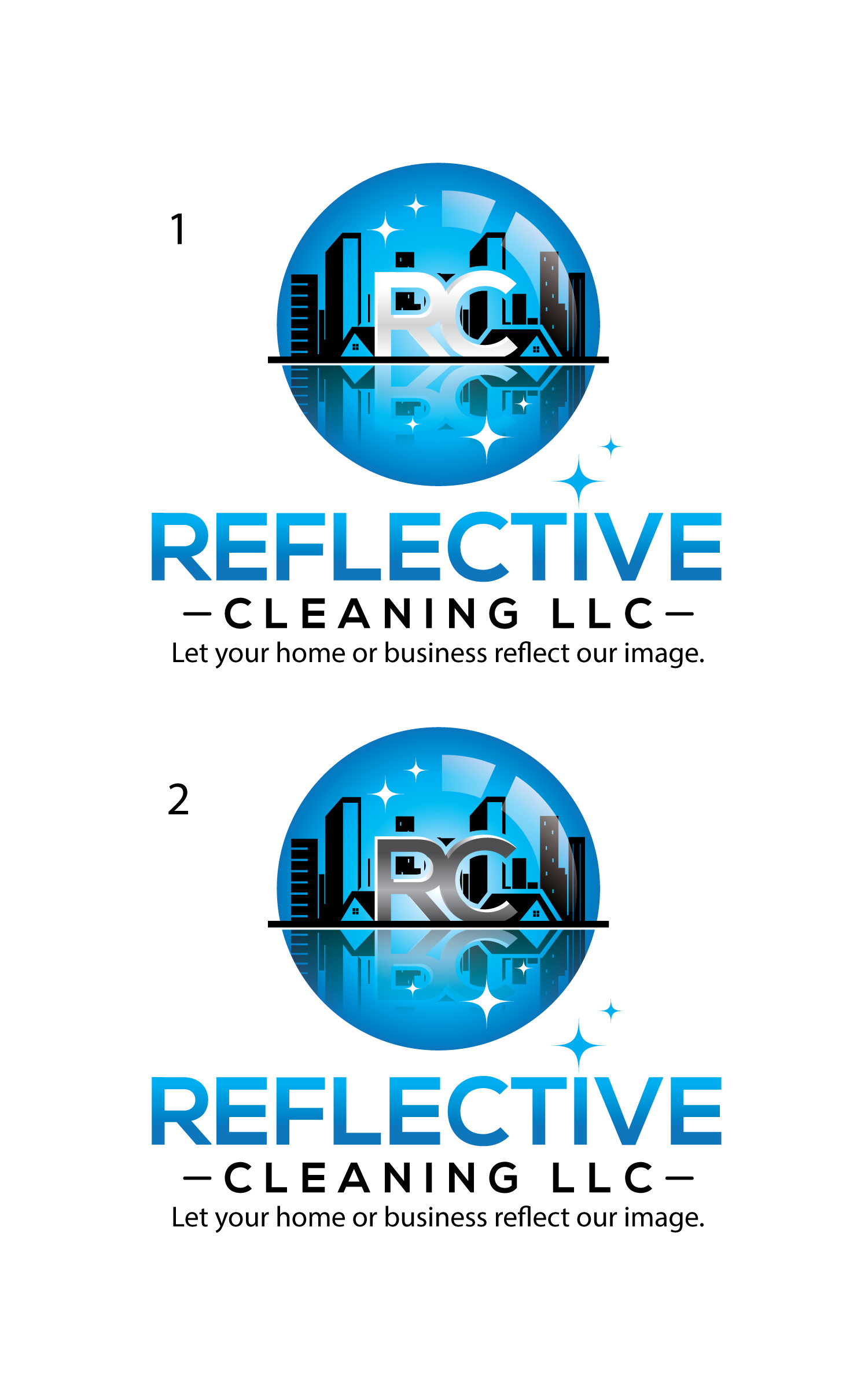 Logo Design by geni for Reflective Cleaning LLC | Design #24925896