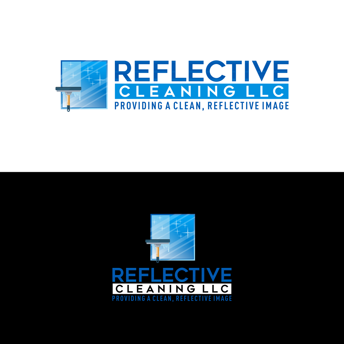 Logo Design by Avilash for Reflective Cleaning LLC | Design #24887844