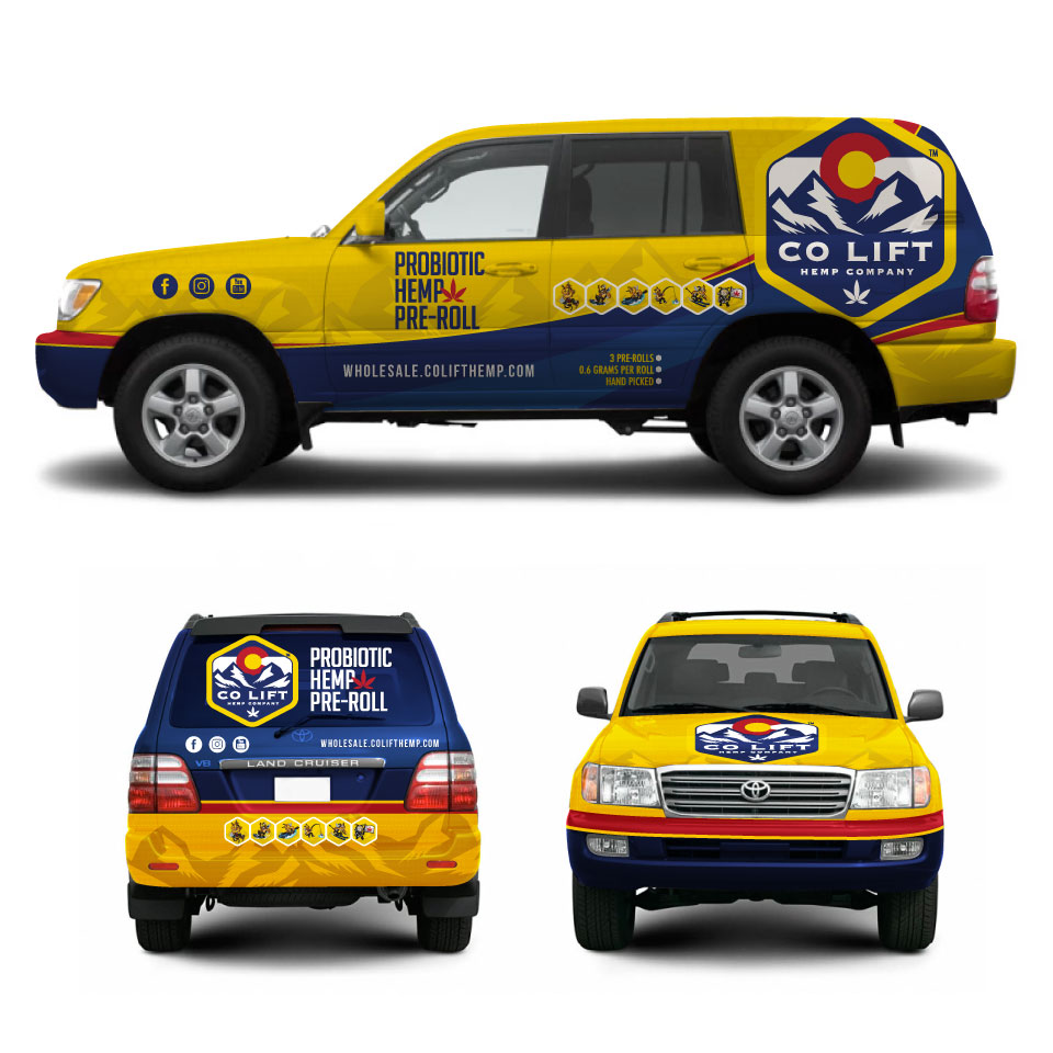 Car Wrap-Design von Yoga Tri für dieses Projekt | Design #24901264
