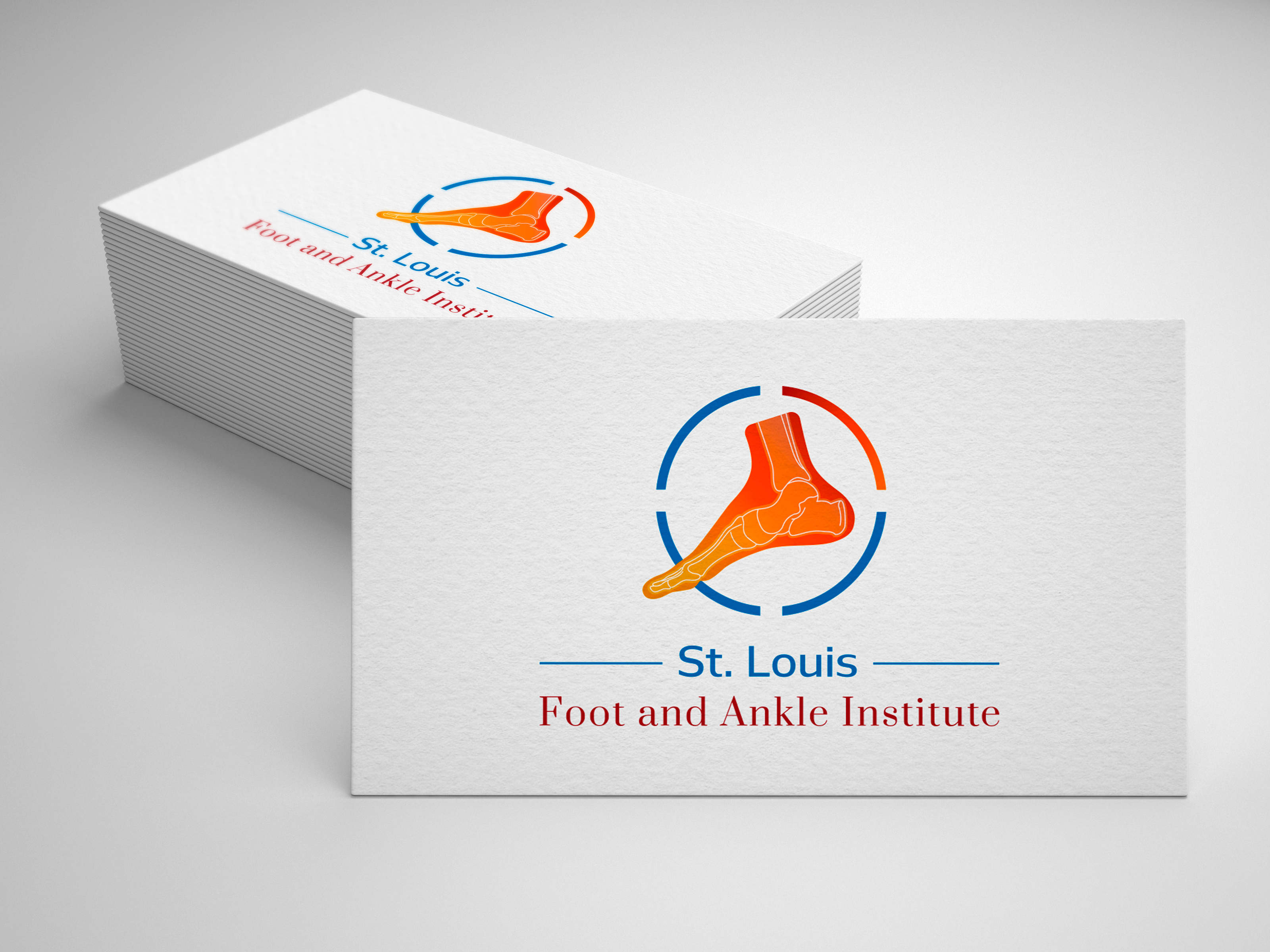 Logo Design by Daniel Caso Design for St Louis Foot and Ankle Institute | Design #24899628