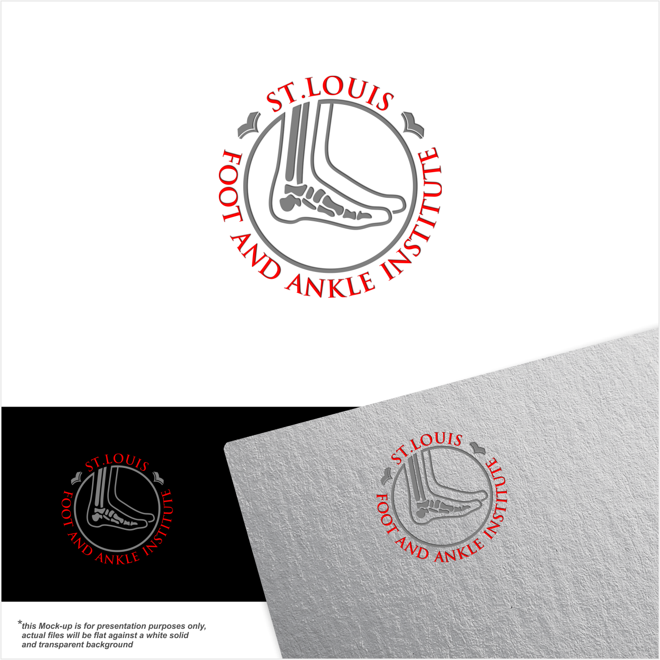 Logo Design by Arham Hidayat for St Louis Foot and Ankle Institute | Design #24886456