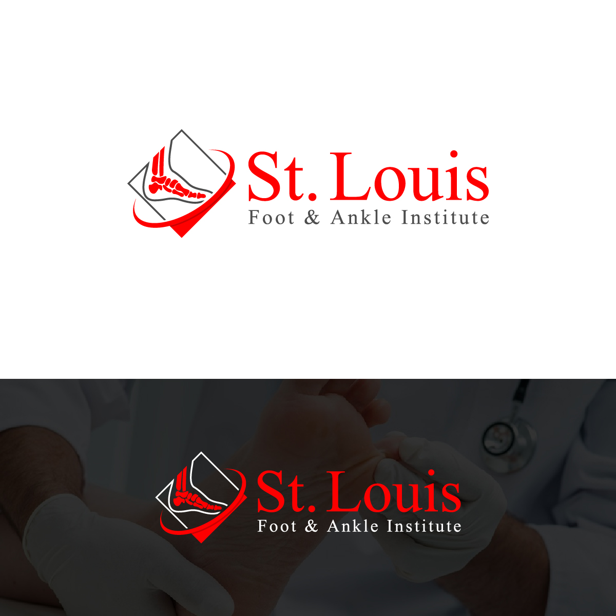 Logo Design by Deziners Zone for St Louis Foot and Ankle Institute | Design #24876624