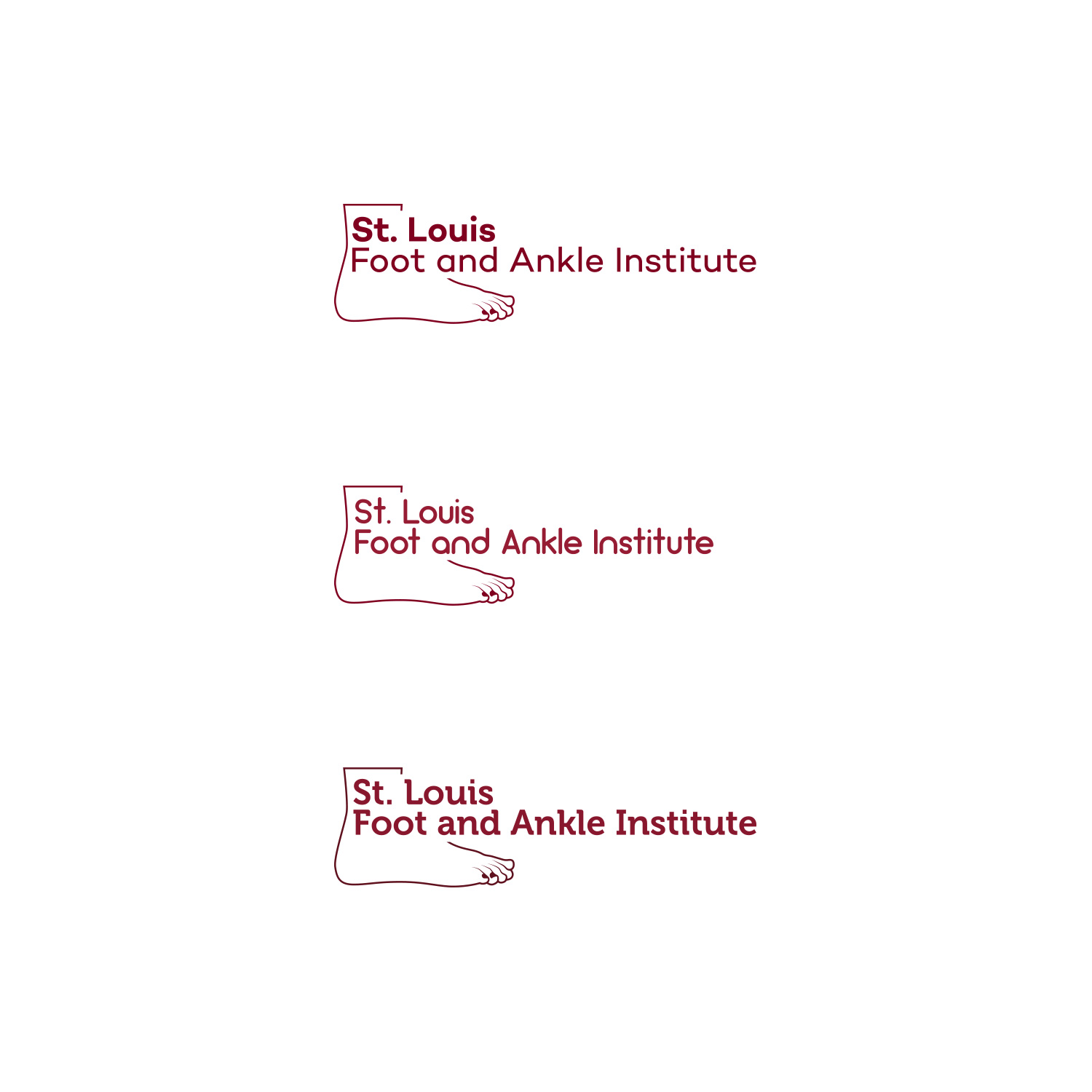 Logo Design by DesignDUO for St Louis Foot and Ankle Institute | Design #24899142