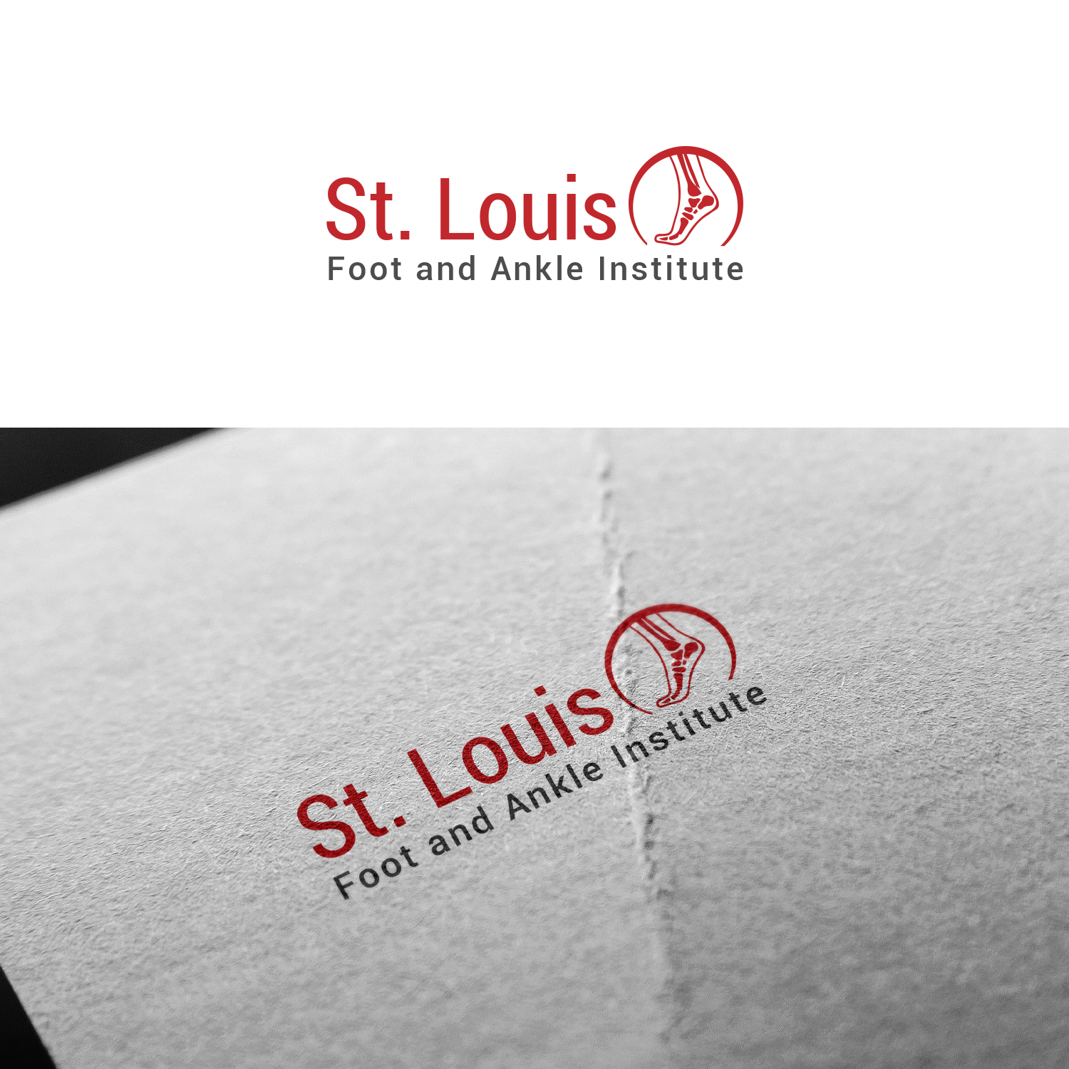 Logo Design by Maxo-Biz for St Louis Foot and Ankle Institute | Design #24874374