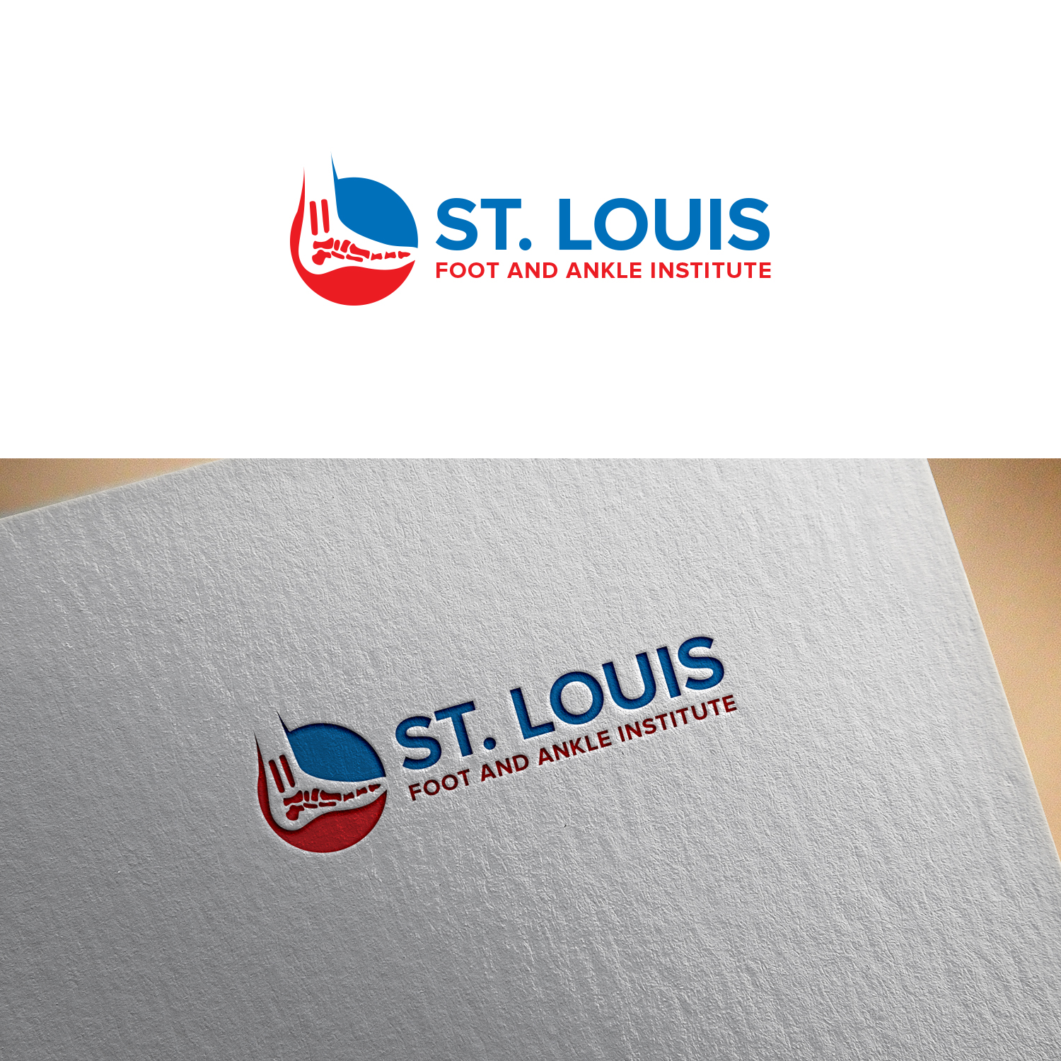 Logo Design by Maxo-Biz for St Louis Foot and Ankle Institute | Design #24874376