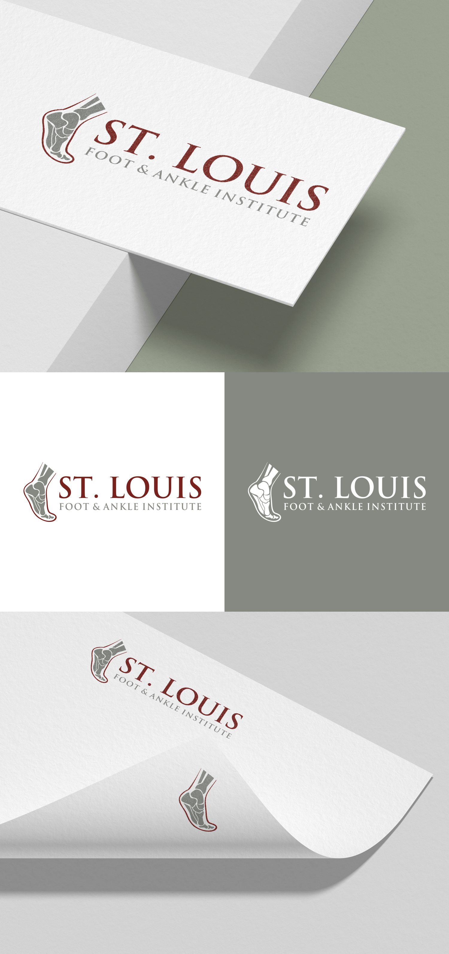 Design de Logo par SigmaStudio pour St Louis Foot and Ankle Institute | Design #24907265