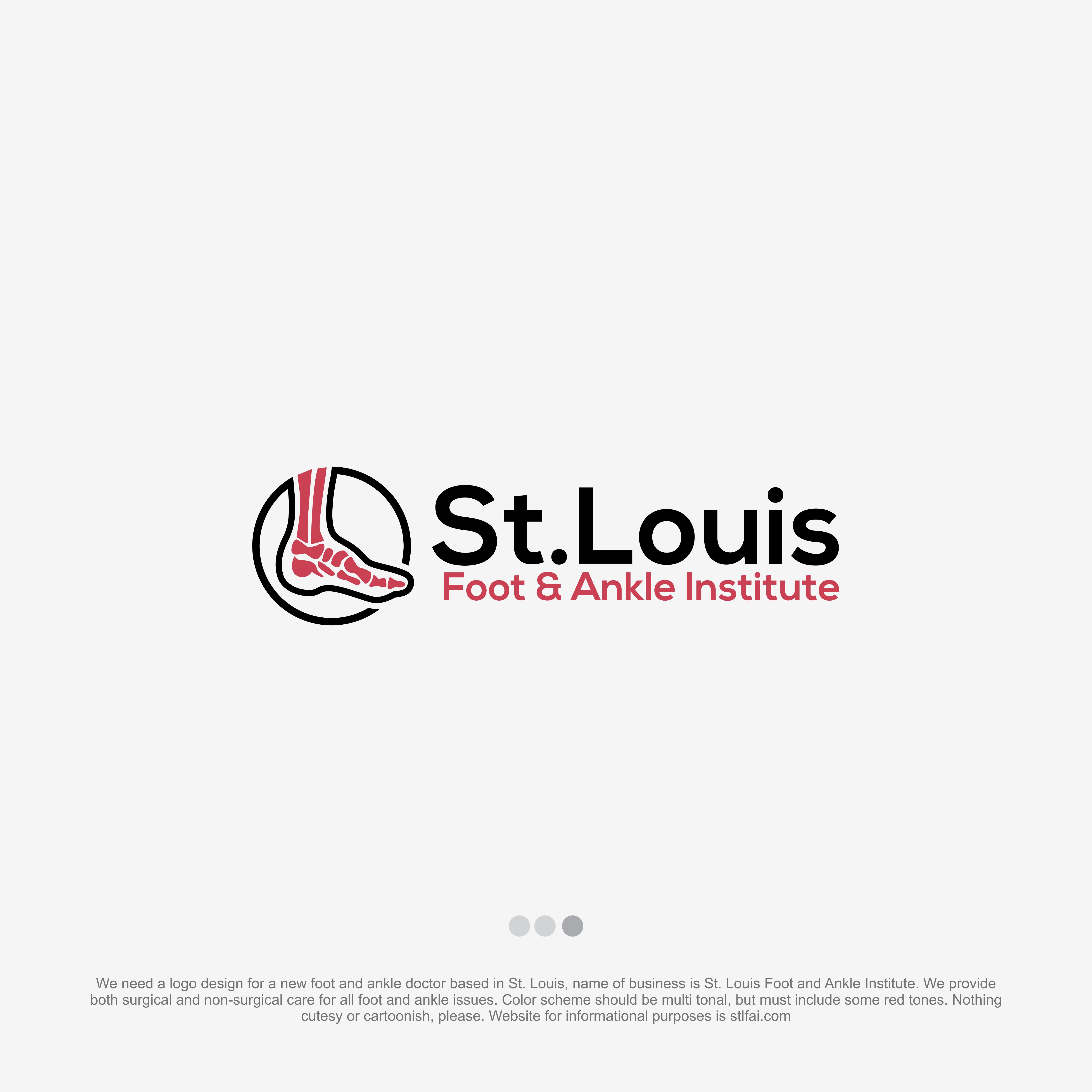 Logo-Design von Artlam Design für St Louis Foot and Ankle Institute | Design #24871532