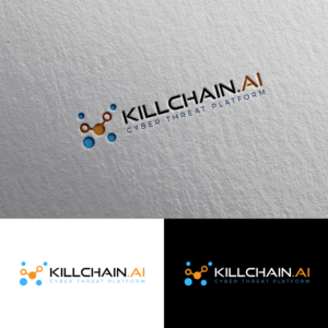 Killchain.ai Is company name w/ sub text below the logo or name: Cyber Threat Platform | Logo Design by Rii