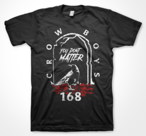 Crow Design for Hustle 168 | Diseño de Camiseta por badpixelarts