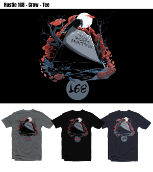 Crow Design for Hustle 168 | Diseño de Camiseta por Tomi Ax
