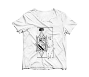 Man Looks in the Mirror Design - Hustle 168 | T-shirt Design by HELLOCRUNK