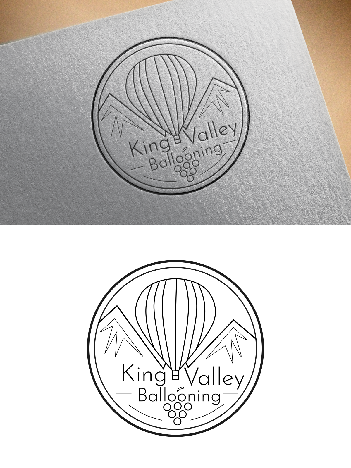Logo Design by design.bb for Goldrush Ballooning | Design #24880776