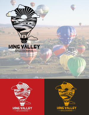 Logo Design by ARtKISTA for Goldrush Ballooning | Design #24879986