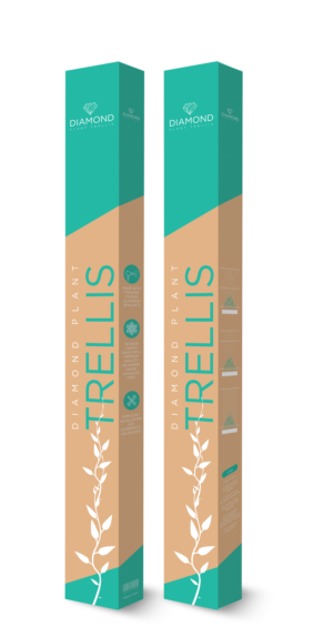 Packaging Design needed for a diamond indoor plant trellis. | Diseño de Empaque por avi's