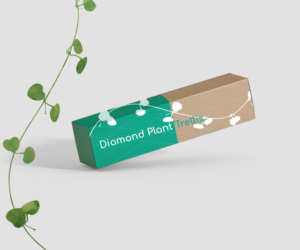 Packaging Design needed for a diamond indoor plant trellis. | Diseño de Empaque por Hania.tarabishy