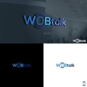 WOBtalk | Diseño de Logo por ZiangArt_Studio
