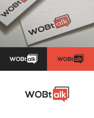 WOBtalk | Logo Design by Veronica 10