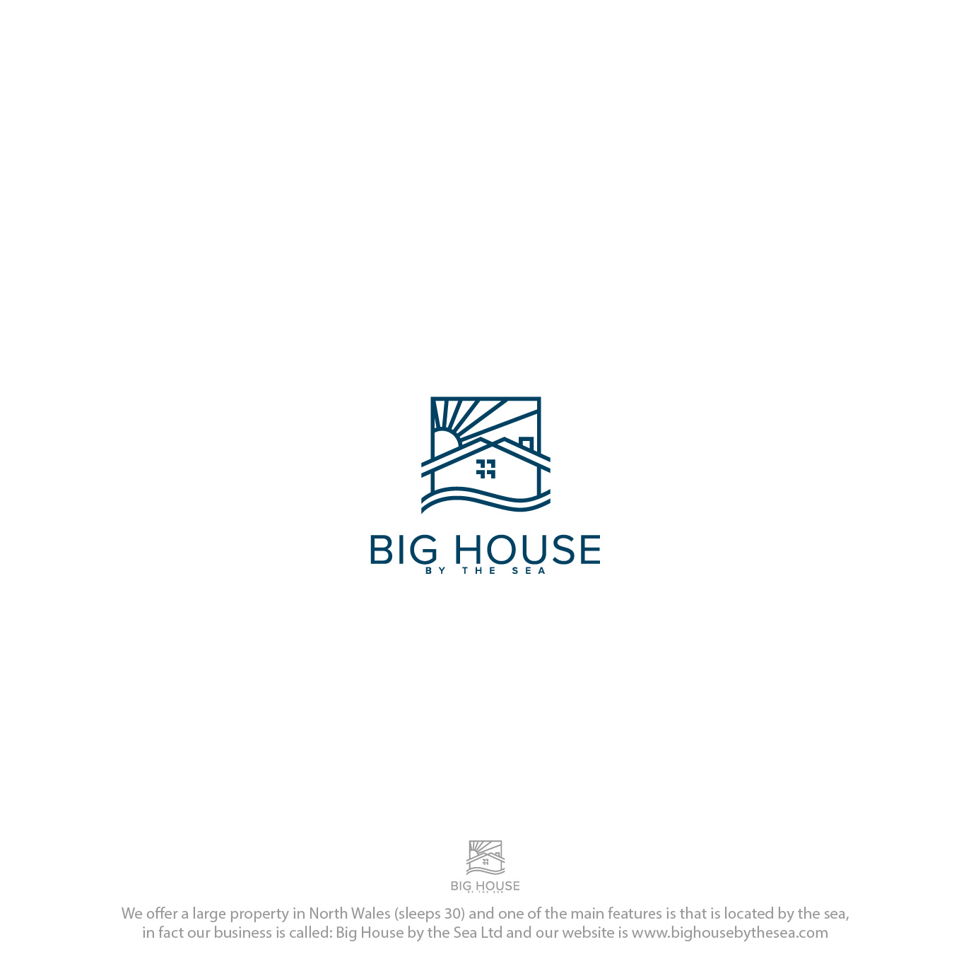 Logo Design by 4tech services for Big House By The Sea Ltd | Design #24877244