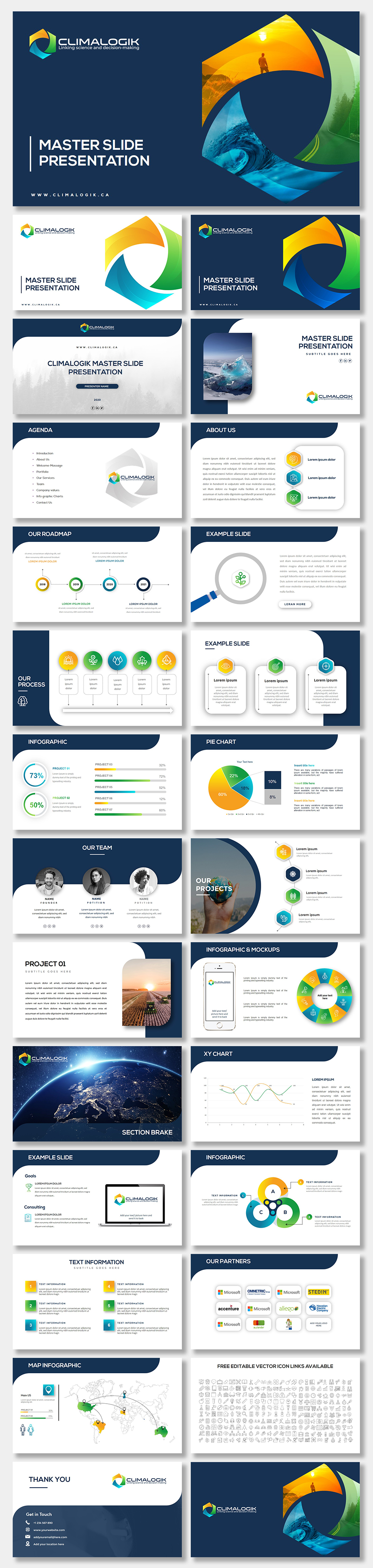 PowerPoint Design by Luvinda for this project | Design #24916318