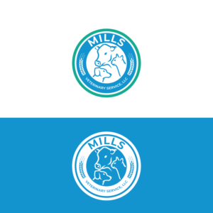 Mills Veterinary Service, LLC | Logo-Design von Graphic Bricks