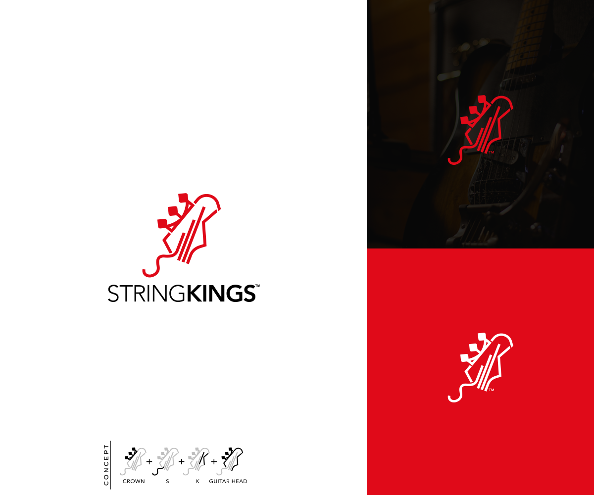 Logo Design by GBDESIGN for String kings  | Design #24888324