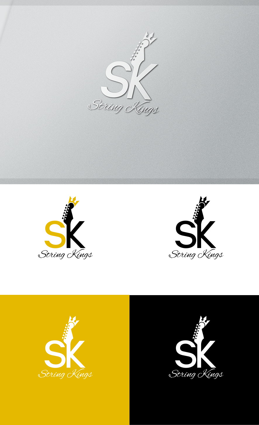 Logo Design by creativerhythm for String kings  | Design #24924862