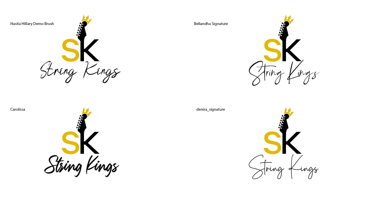 Logo Design by creativerhythm for String kings  | Design #24944851