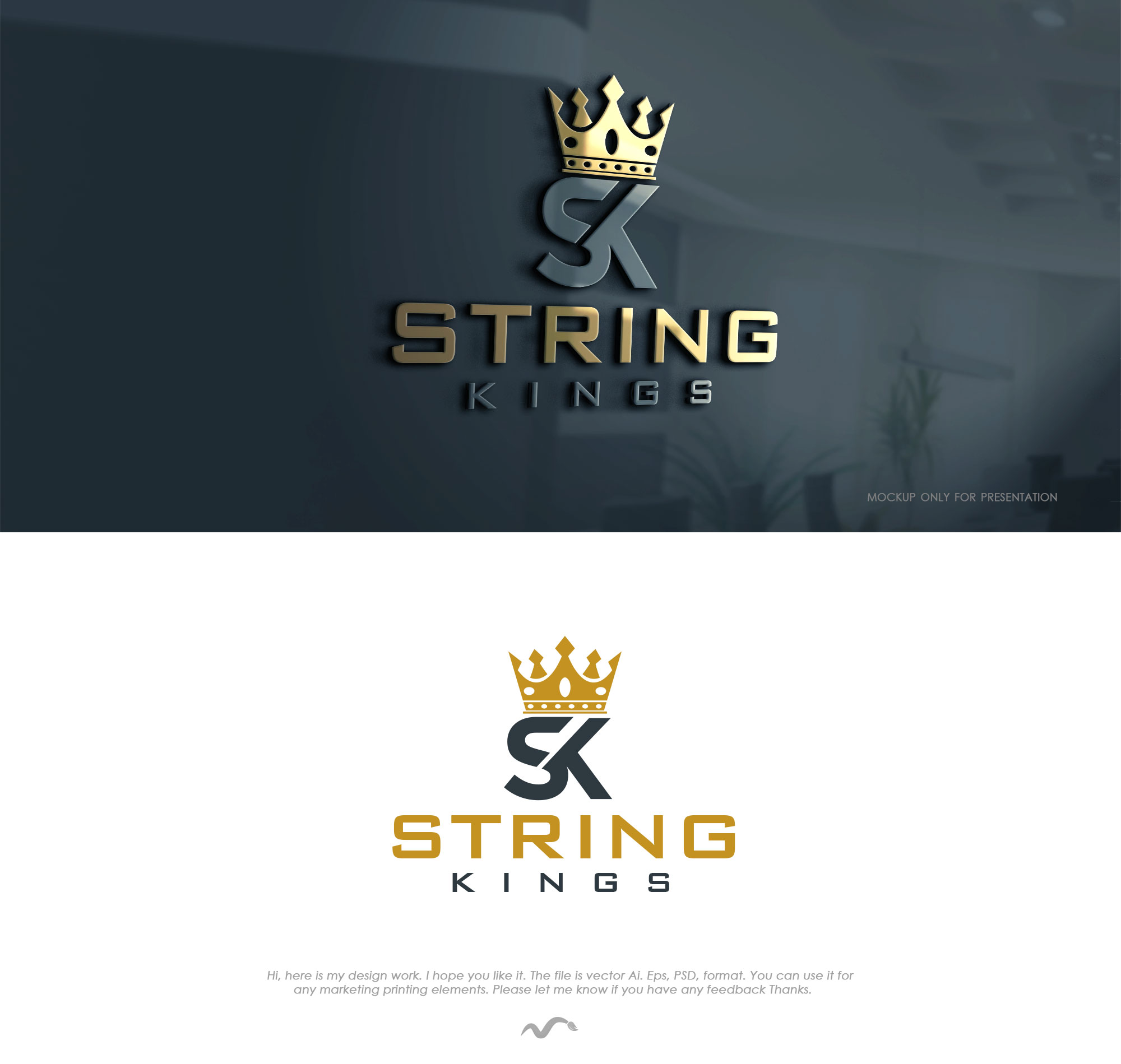 Logo Design by Mono.co for String kings  | Design #24885595